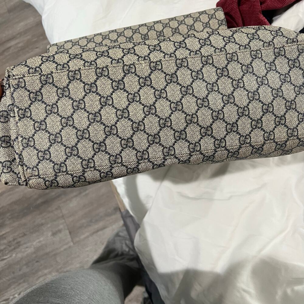 Gucci GG Monogram Navy Diaper Bag - Picture 6 of 12